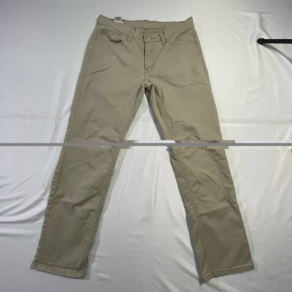 Levis 541 Athletic Taper Pants Mens 32x29.5 Khaki Tan All Seasons Tech Chino